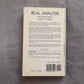 Real Analysis (Dover Books on Mathematics) 英文原版