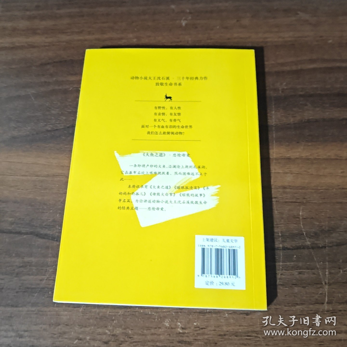 动物小说大王沈石溪致敬生命书系：大鱼之道