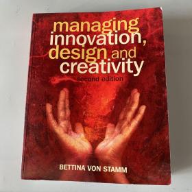 现货Managing Innovation, Design and Creativity