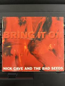 Nick Cave - Bring it on 尼克凯夫，CD，罕见EP 欧版，哥特摇滚，纸壳磨痕，盘面正常播放痕迹