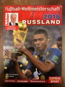 2018俄罗斯世界杯足球画册 踢球者kicker原版世界杯画册 world cup赛后特刊 写真集总结法国冠军包邮快递