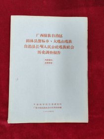 广西壮族自治区田林县渭标乡、大瑶山瑶族自治县长垌人民公社瑶族社会历史调查报告