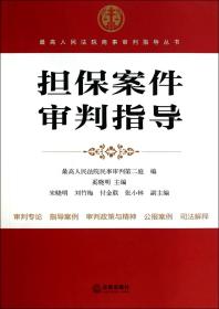 最高人民法院商事审判指导丛书：担保案件审判指导