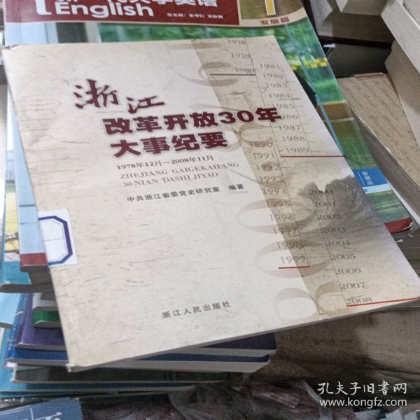 浙江改革开放30年大事纪要:1978年12月-2008年11月