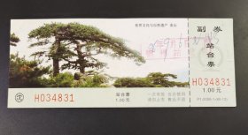 站台票：泰山