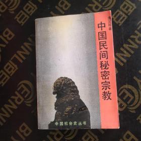 中国民间秘密宗教辞典  1991年浙江人民出版社