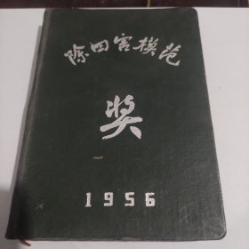 老日记本《除四害模范》有2副五十年代济南大明湖彩色 另彩色插页如图