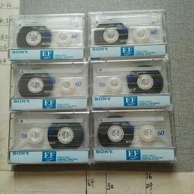 SONY磁带6盒（已使用）