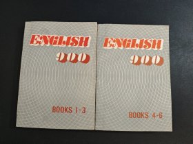 ENGLISH 900(英语900句) 基本课文，第1-6册（分装两册），合售。