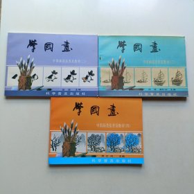学国画 中国画技法普及教材(2.3.4)三本合售