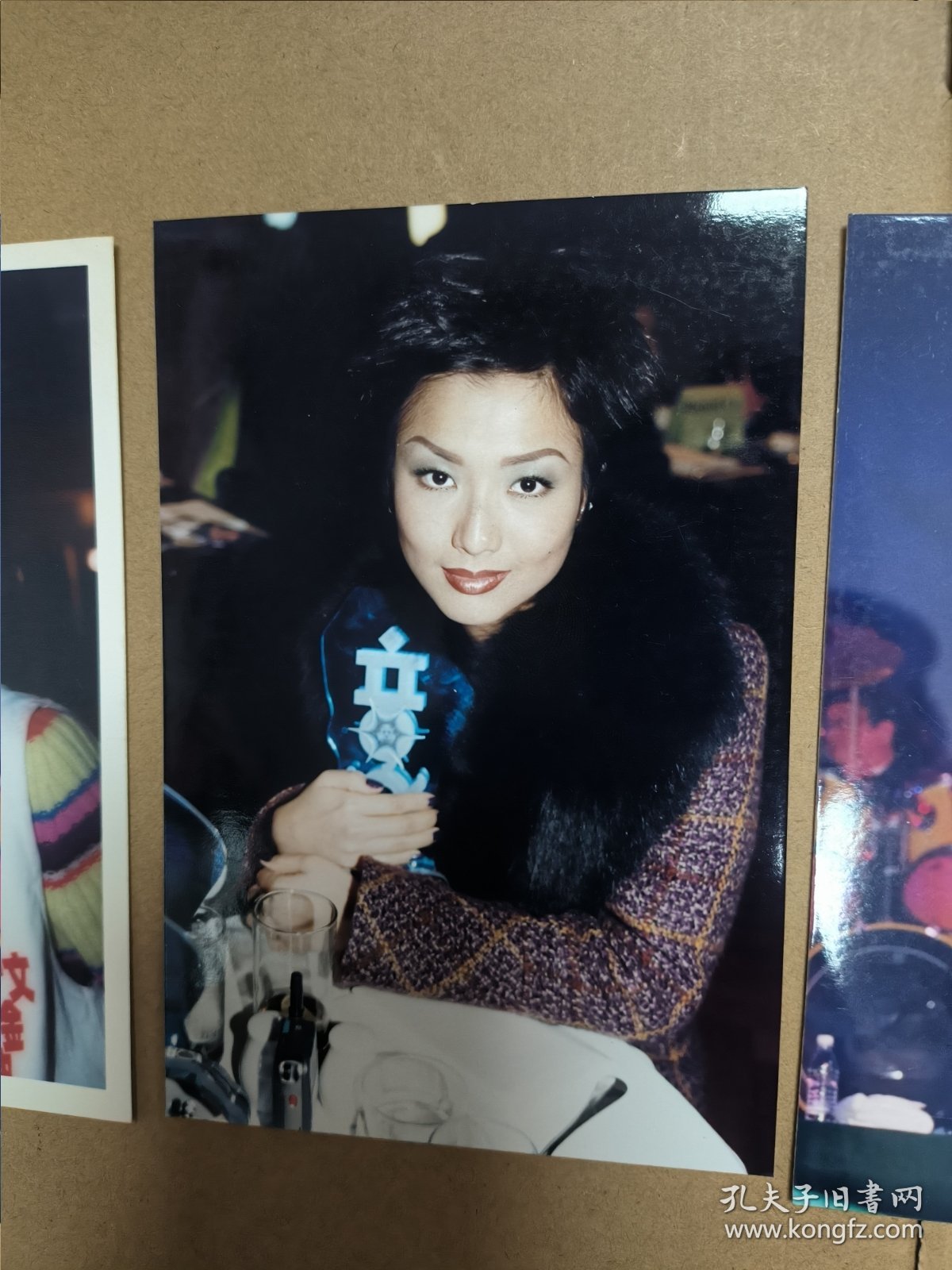 明星周边收藏 郑秀文 5寸彩色照片三张