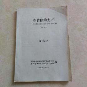 在普照的光下——镇安寨发展经济实现共同富裕的调查（初稿）