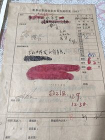 永乐宫 重建中的永乐宫 1961年 新华社新闻摄影稿 4份 内有照片发表稿件