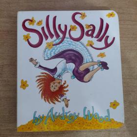 Silly Sally Board Book倒着走的女孩 英文原版