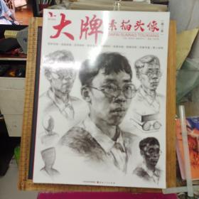 大牌  素描头像   第二季   傅永辉美术高考联考教材教程美院画册范本书籍人物五官骨骼肌肉体面人像肖像步骤对照临摹  8开大型画册