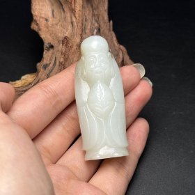 和田玉寿星福寿如意