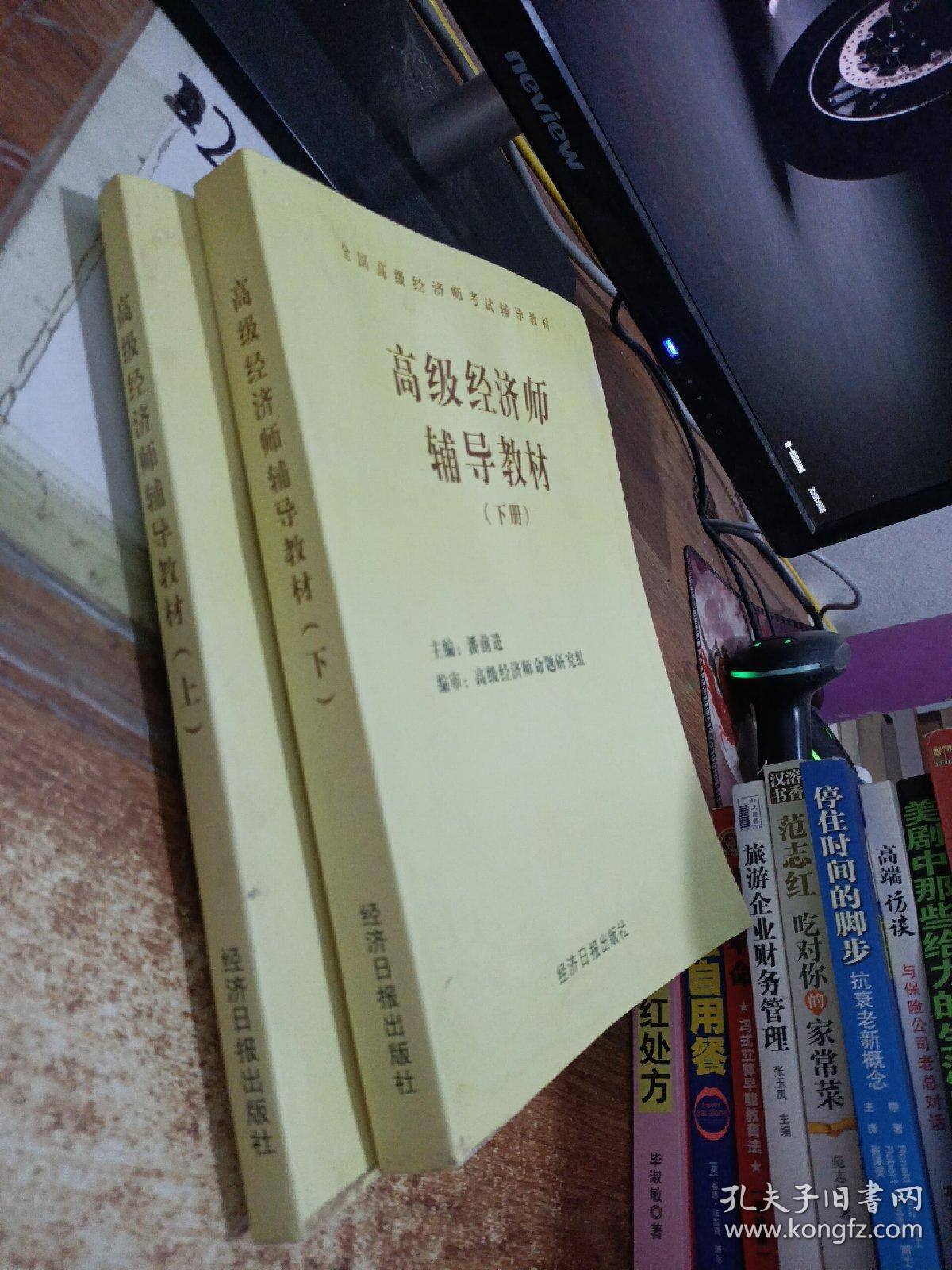 高级经济师辅导教材 上下 两本合售，有水印 扉页粘连