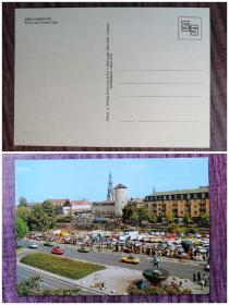 外国明信片，德国原版，汉诺威风光，品如图。，