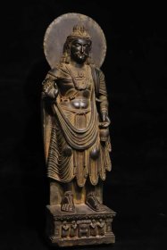 （议价） 片岩犍陀罗艺术佛像高120cm宽50cm厚22cm