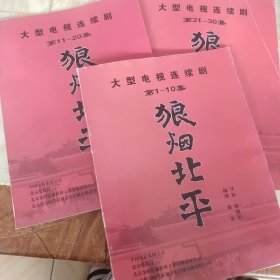 大型电视连续剧狼烟北平剧本共3册30集