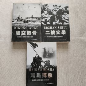 二戰(zhàn)紀(jì)實叢書：碧空傲骨、海島搏殺、二戰(zhàn)實戰(zhàn)錄（3本合售）