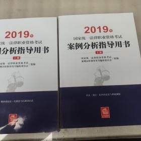 司法考试2019 2019年国家统一法律职业资格考试案例分析指导用书（全2册）