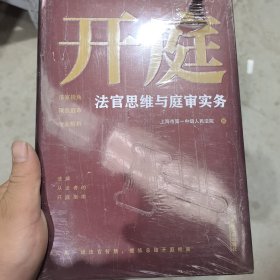 开庭：法官思维与庭审实务