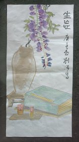 国画。花鸟画 单张