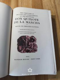 唐·吉诃德 塞万提斯 1941年布面精装大本  Don Quixote De La Mancha . Hans Alexander Mueller 木刻版画