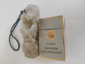 清代和田玉雕摆件把玩件