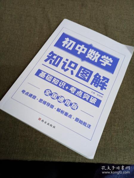 2021新版初中数学图解知识大全数学初中通用初中基础知识手册知识集锦初中知识清单初中七八九年级总复习基础知识点资料书重点归纳