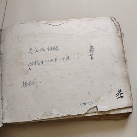 烟台老账本：牟平县玉林店公社张家庄【1964年，厚册】