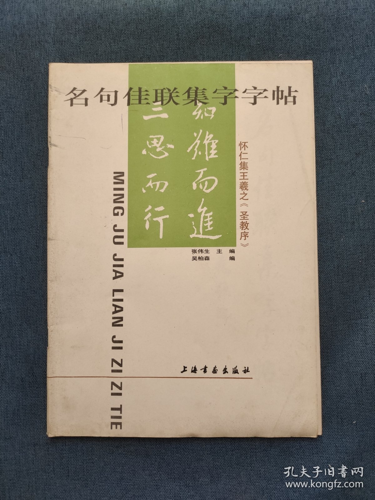 名句佳联集字字帖.怀仁集王羲之《圣教序》