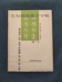 名句佳联集字字帖.怀仁集王羲之《圣教序》