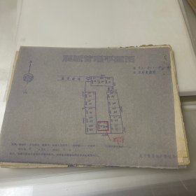 16开晒图 崇文门石虎胡同房产证1972年