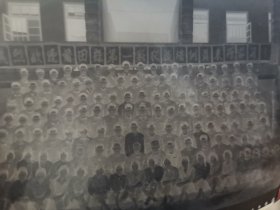 七十年代老底片一张热烈欢迎莆田第一农校培训员来所学习老照片收藏杂项