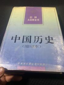 中国大百科全书.中国历史 16开精装本