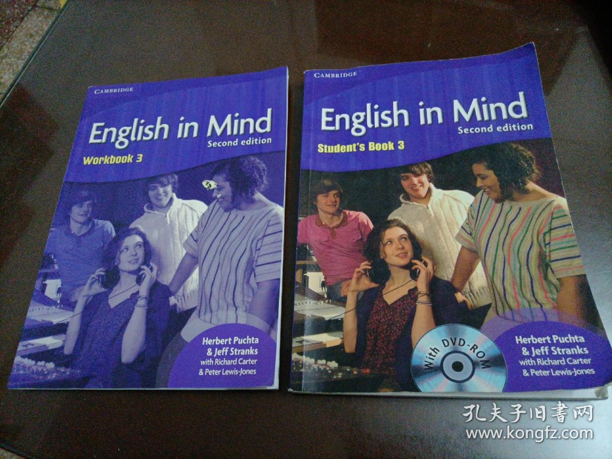 English in mind  Second edition：Student book3、workbook3