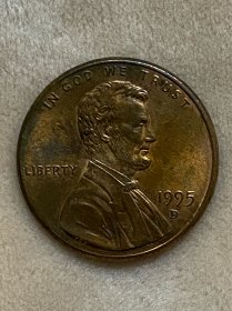 美国D厂1991年1美分硬币