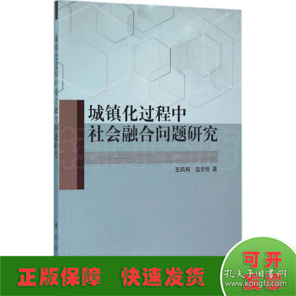 城镇化过程中社会融合问题研究