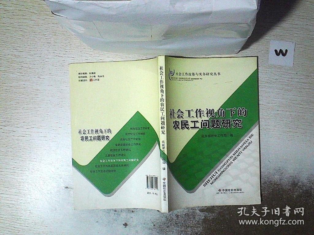 社会工作视角下的农民工问题研究.