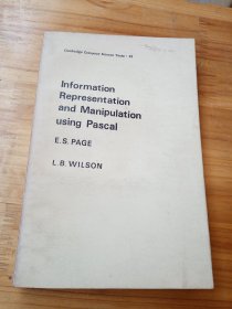 information representation and manipulation using pasca---- 用pascal表示和处理信息