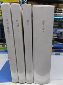 战争与和平 童年 红与黑 大卫科波菲尔 四本合售