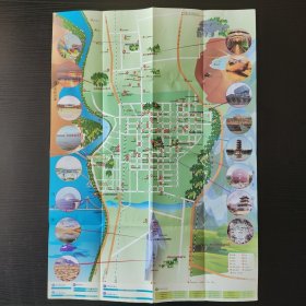 内蒙古海勃湾区旅游指南地图 海勃湾区旅游交通图