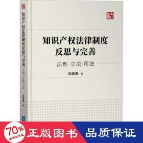 知识产权法律制度反思与完善：法理·立法·司法