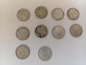 1982—1991年伍分硬币大套装珍稀资源保真包老