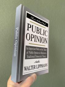 现货 Public Opinion 英文原版 公众舆论 沃尔特·李普曼