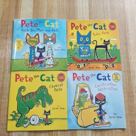 皮特貓英文原版繪本 pete the cat's【四冊(cè)合售】