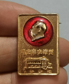 毛主席在漳州小像章