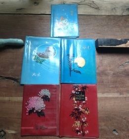 塑皮5个合售 只有塑皮，无纸本。最小的尺寸15.1*11厘米，最大的19*13厘米。5个大小不完全一样，品相要求较高的勿拍
